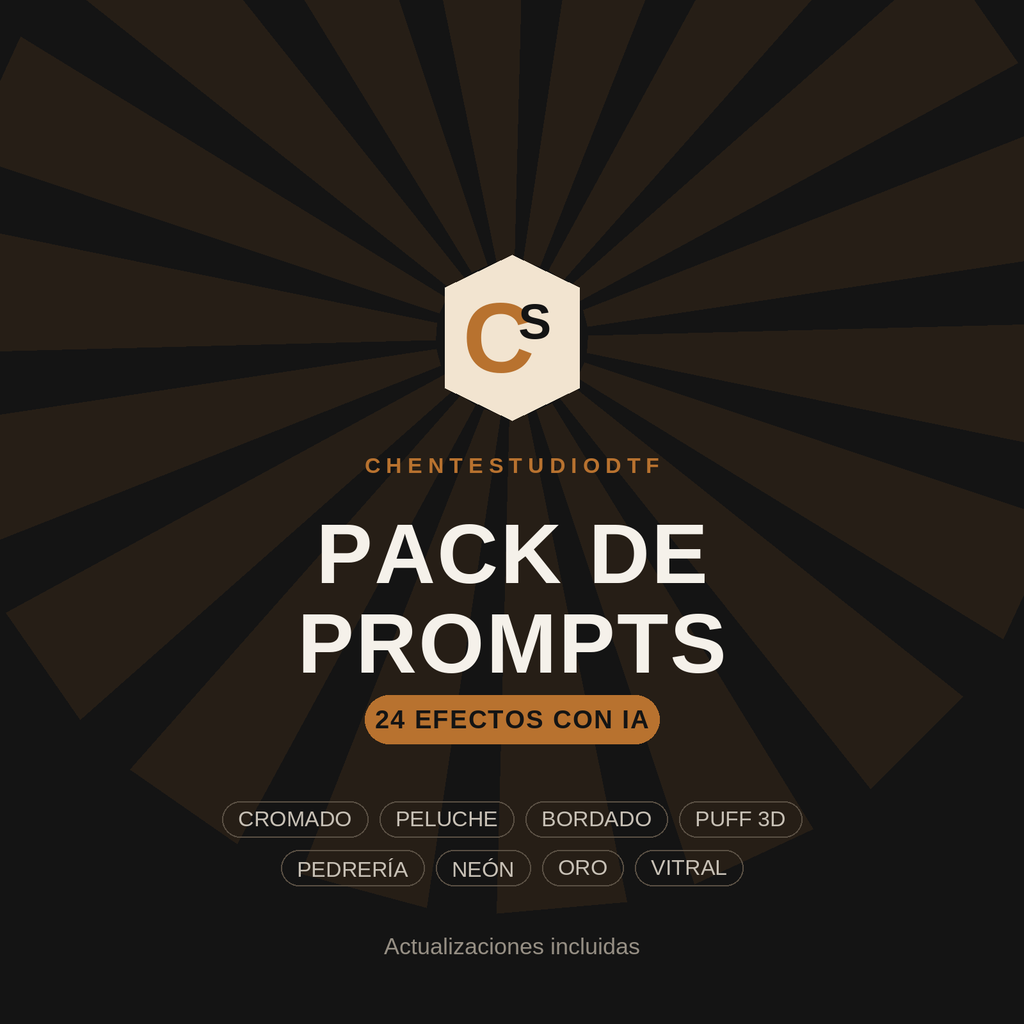 Pack de Prompts · 24 Efectos con IA