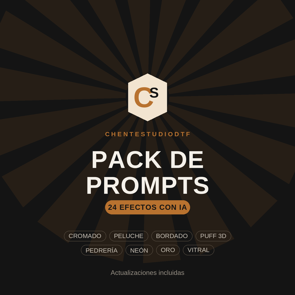Pack de Prompts · 24 Efectos con IA